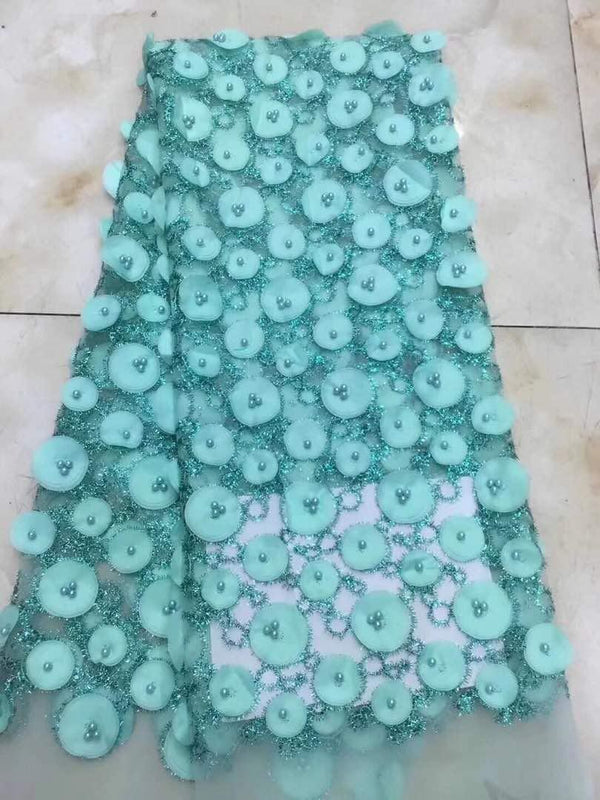 Lovely New Arriva Net Sequence Net Lace Fabric - Ladybee Swiss Lace