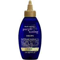 OGX BLONDE ENHANCE PURPLE TONING DROPS 4 OZ