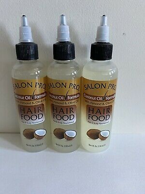 SALON PRO HAIR FOOD-COCONUT OIL 4 OZ