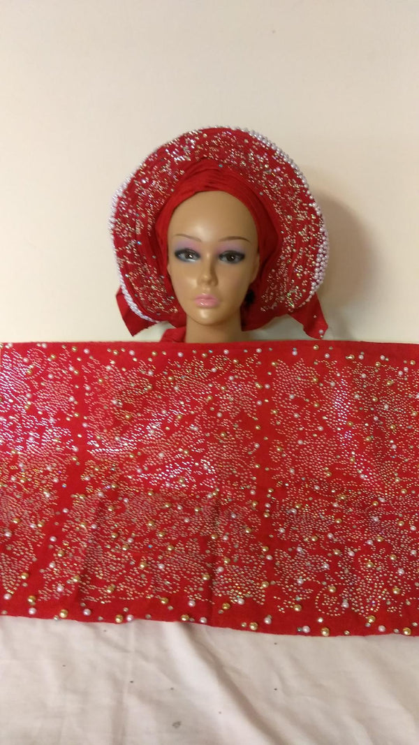 GORGEOUS ELEGANT COMPLETE BRIDAL HEADTIE AND SHOULDER SHAWL - Ladybee Swiss Lace