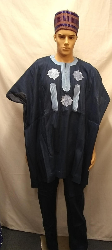 DANSHIKI AFRICAN TRADITIONAL MEN COMPLETE SET OUTFIT MADE WITH HIGH QUALITY FABRIC - Ladybee Swiss Lace