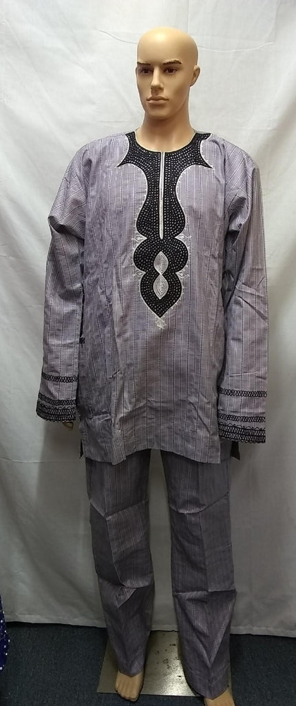 AFRICAN TRADITIONAL MEN COMPLETE SET OUTFIT MADE WITH HIGH QUALITY FABRIC - Ladybee Swiss Lace