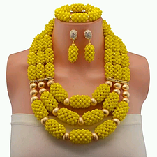 Beads Jewlry Set - Ladybee Swiss Lace