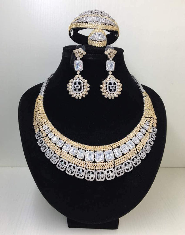 Elegant Beautiful High Quality Jewelry Set - Ladybee Swiss Lace