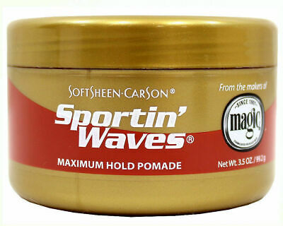 SPORTIN WAVE POMADE-MAX HOLD-GOLD 3.5 OZ