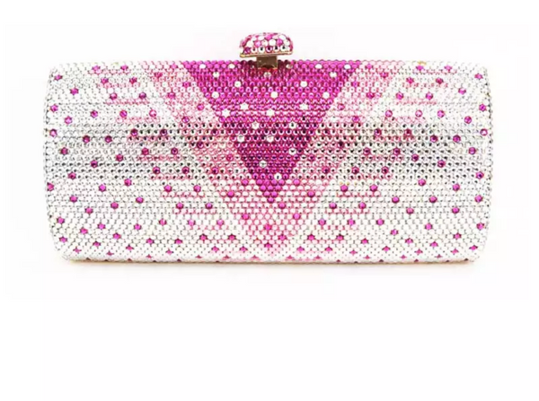 EXQUISITE HIGH CLASSIC BLINBLIN CRYSTAL PARTY PURSE - Ladybee Swiss Lace