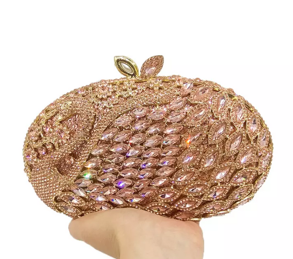 ELEGANT PINK EVENING BAG FOR ALL OCCATION - Ladybee Swiss Lace