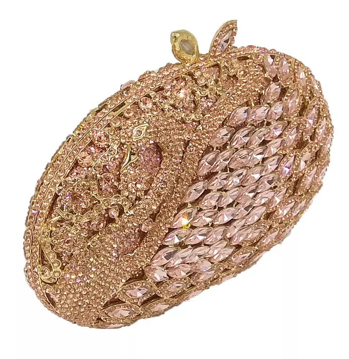 ELEGANT PINK EVENING BAG FOR ALL OCCATION - Ladybee Swiss Lace