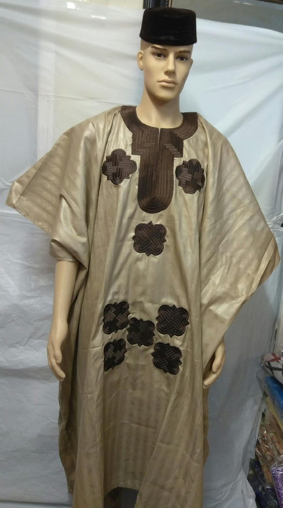 African Men Clothing Ebroidered Danshiki - Ladybee Swiss Lace
