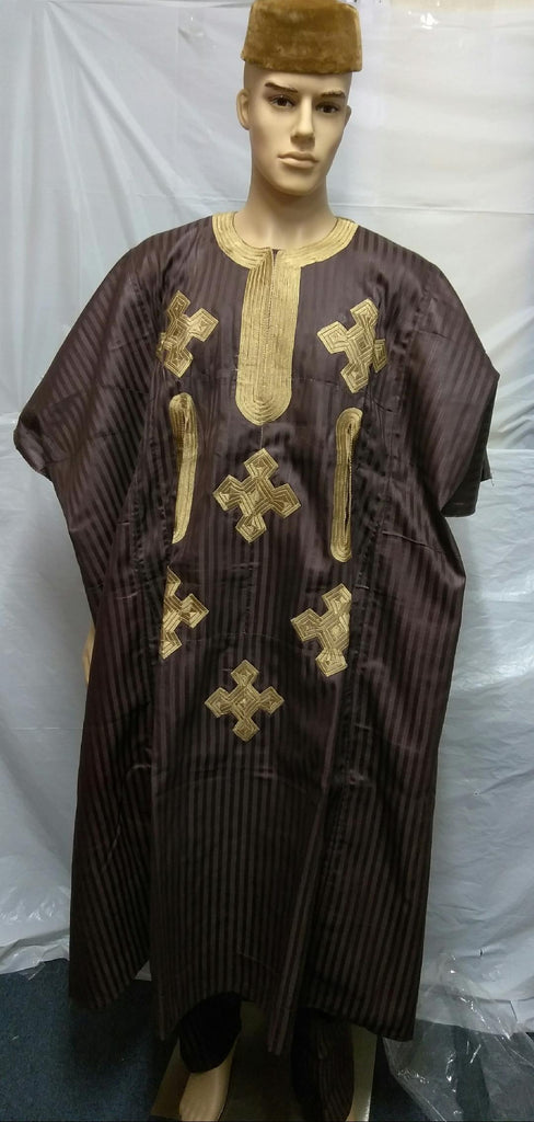 African Men Clothing Ebroidered Danshiki - Ladybee Swiss Lace