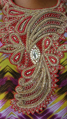 African Neckline Applique12