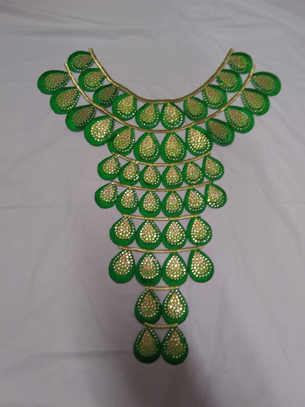 African Neckline Applique 15