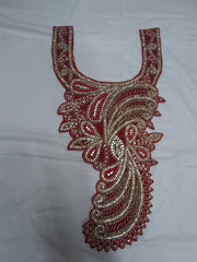 African Neckline Applique12