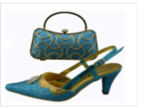 Owambe Shoes & Bag Set - Ladybee Swiss Lace