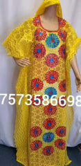HIGH QUALITY BIG LACE READY TO WEAR DRESS