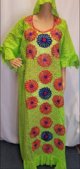 HIGH QUALITY BIG LACE READY TO WEAR DRESS