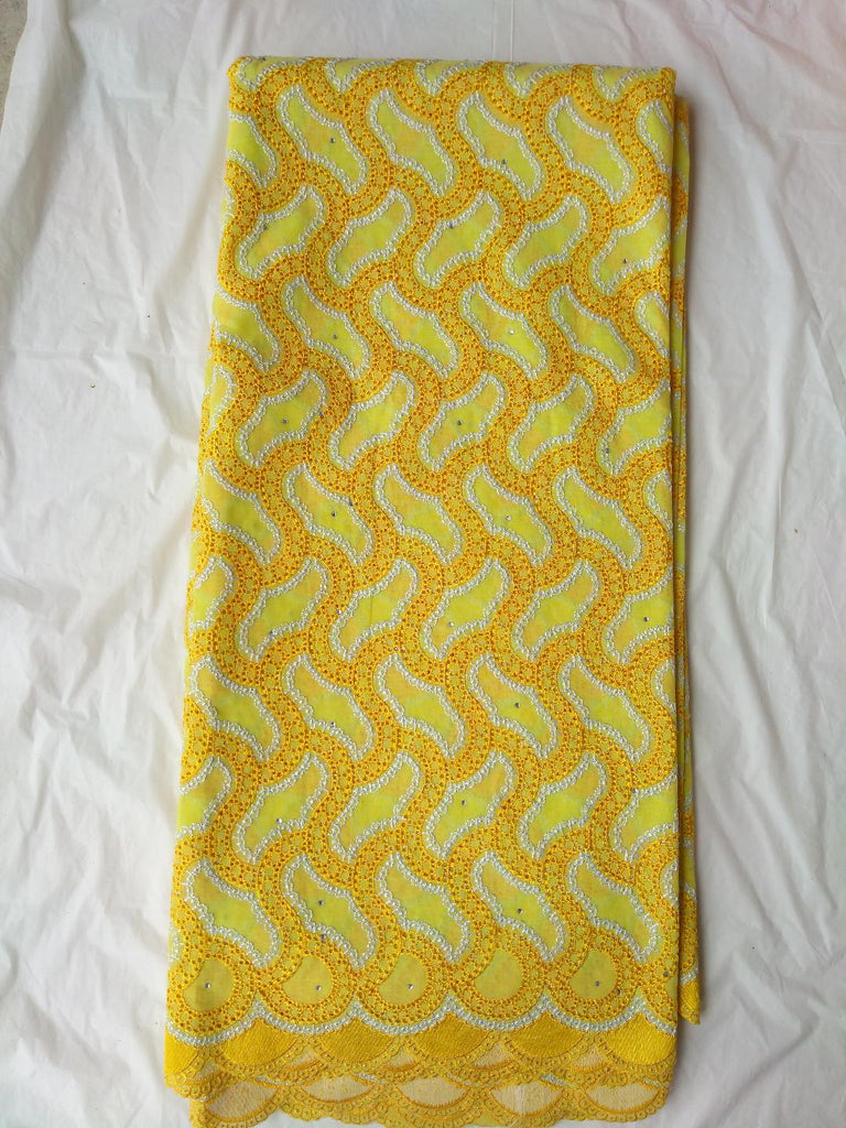 Sweet Yellow Soft Swiss Lace - Ladybee Swiss Lace