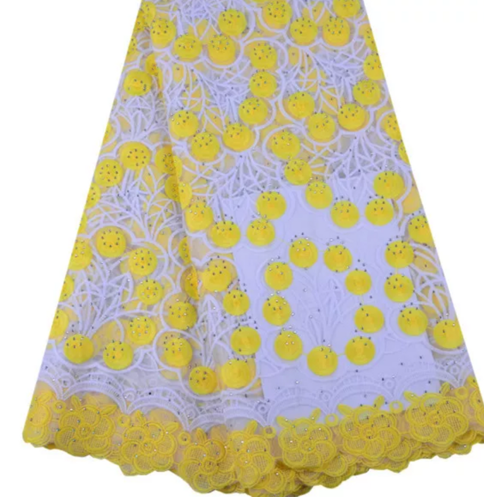 AFRICAN  FRENCH LACE FABRIC