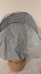 SILVER HEADTIE AUTO GELE - Ladybee Swiss Lace
