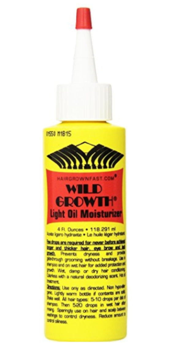 Wild Growth Light Oil Moisturizer 4 oz