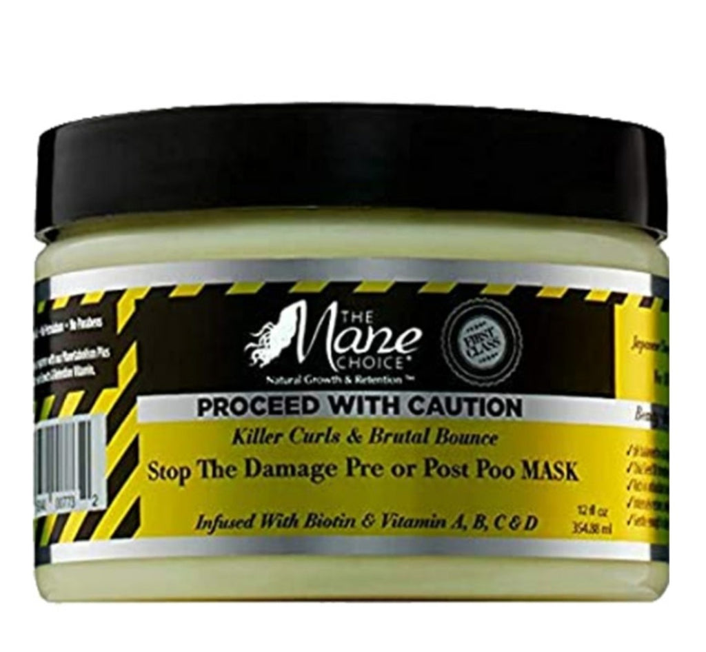 Mane Choice Caution Curl & Koils Mask 12oz