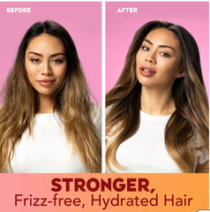 Frizz-Free + Keratin Smoothing Oil Miracle Gloss Spray, 5 in 1, De-frizz Hair, Shiny Hair, Keratin, Argan Oil