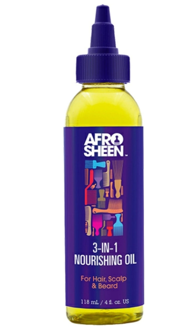 Afro Sheen3-in-1 Nourishing Oil 4oz