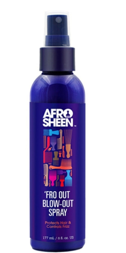AFRO SHEEN FRO OUT BLOW OUT SPRAY 6 OZ