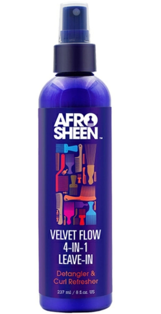 AFRO SHEEN 4IN1 LEAVE-IN SPRAY 8 OZ