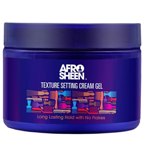 AFRO SHEEN TEXTURE SETTING GEL CREAM 12 OZ
