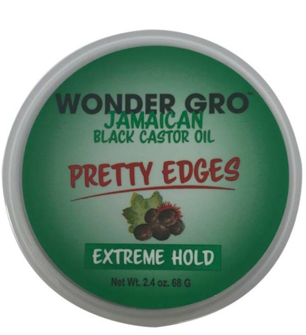 WONDERGRO EDGES GRO & HOLD JAMAICAN BLACK CASTOR OIL 2.4 OZ