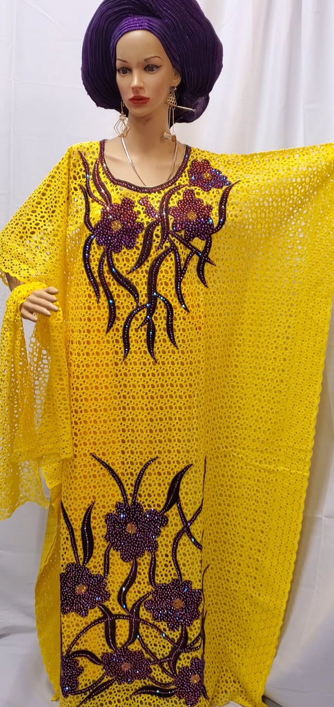 ELEGANT BEAUTIFUL  FULLY STONES BUBU DRESS