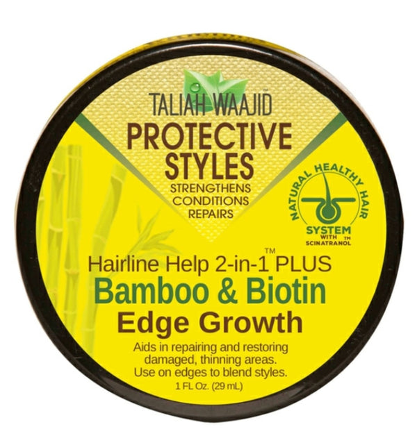 Taliah Waajid Hairline Help 2in1  Plus Bamboo And Biotin Edge Grow 1oz