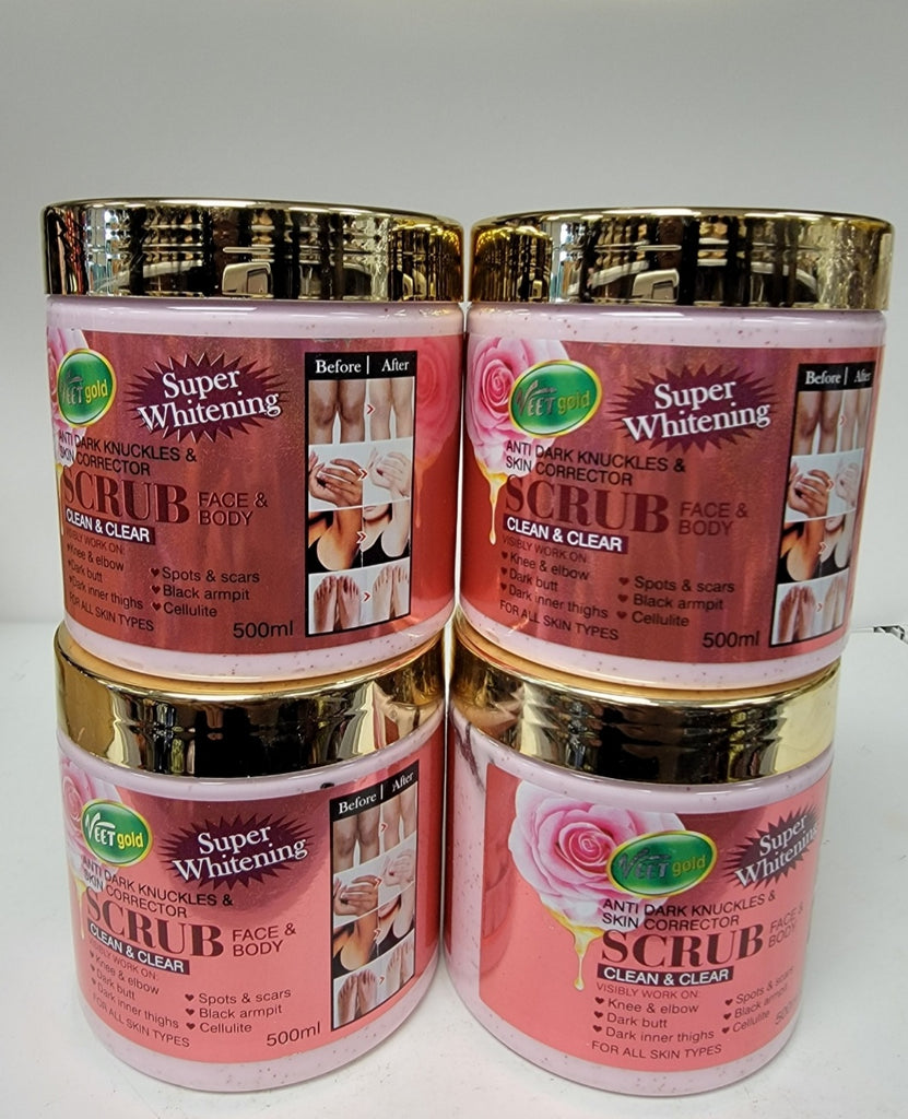 VEETgold Super Whitening Anti Dark Knuckles & Skin Corrector Scrub Face & Body