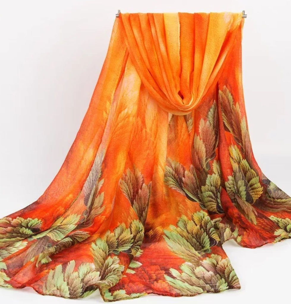 Silk Cotton Scarf Women Luxury hijab Long Scarf