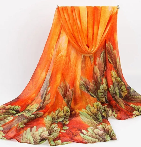 Silk Cotton Scarf Women Luxury hijab Long Scarf