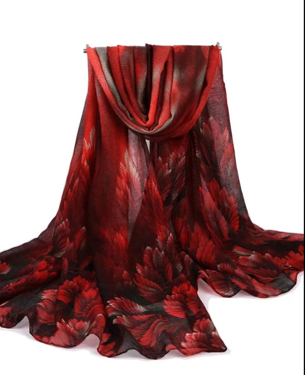 Silk Cotton Scarf Women Luxury hijab Long Scarf