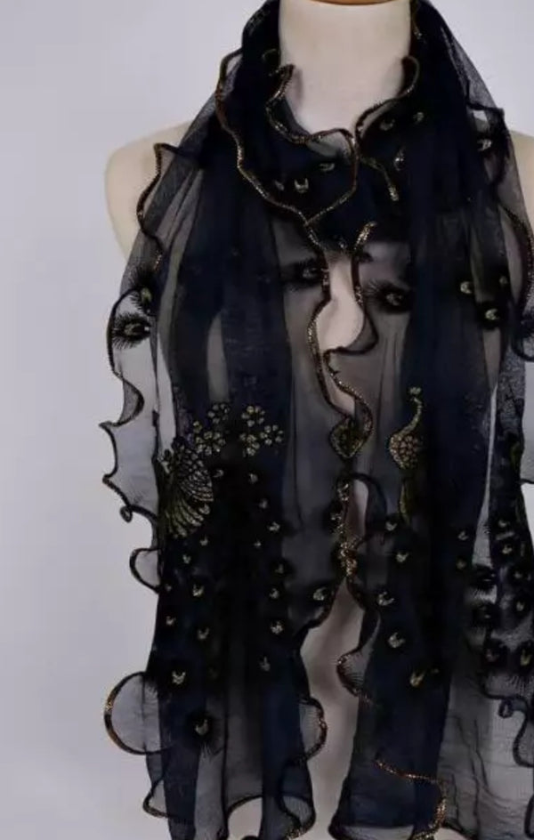 Silk Cotton Scarf Women Luxury hijab Long Scarf