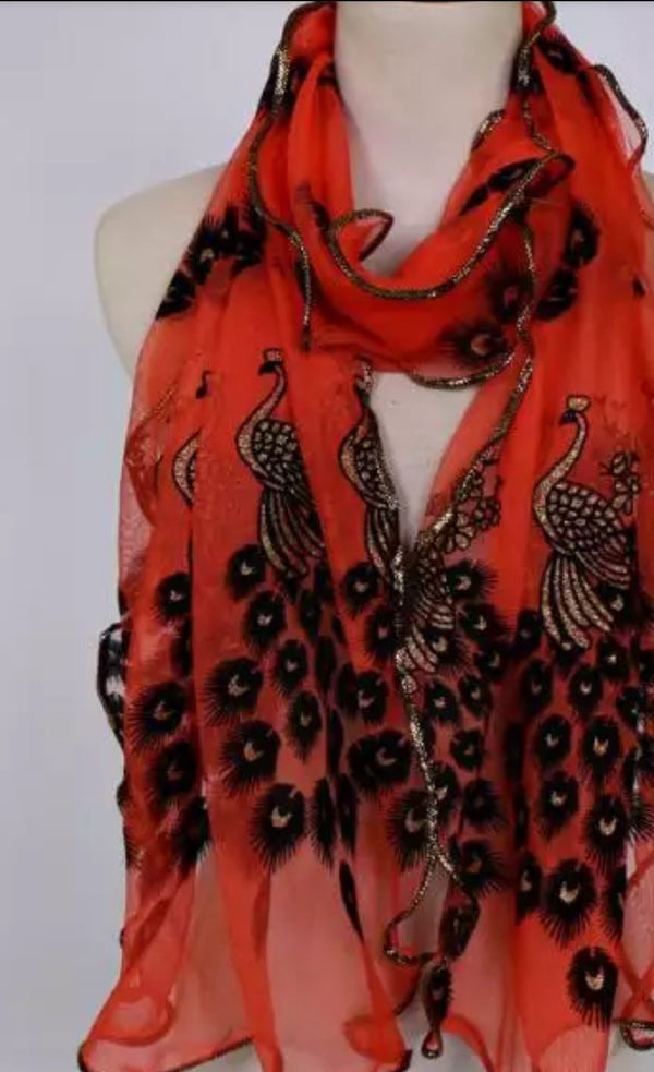 Silk Cotton Scarf Women Luxury hijab Long Scarf