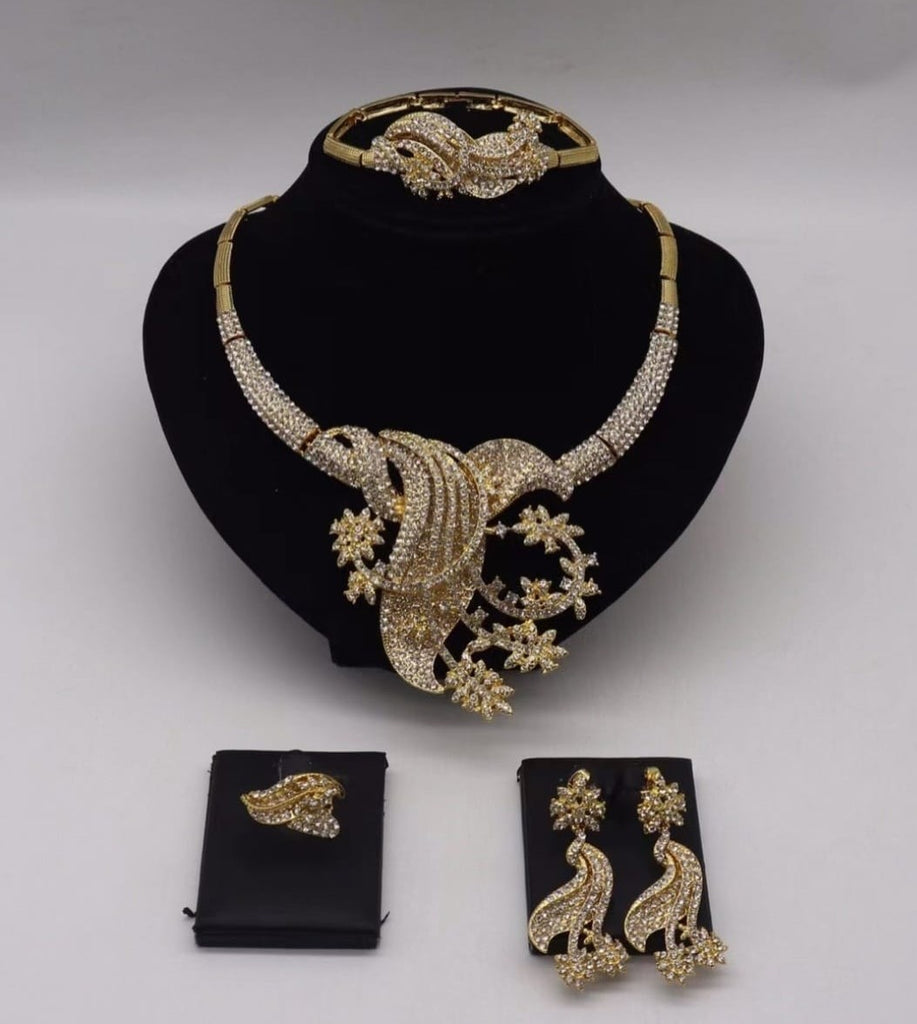 Gold Plated Classic 4PIC Lovely Beautiful Jewerlry Set
