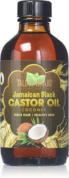 Roll over image to zoom in Taliah Waajid Jamaican Black Castor Oil, Coconut 4 oz