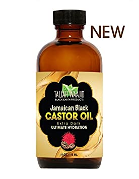 Taliah Waajid Black Earth Products Jamaican Black Castor Oil Extra Dark, 4oz