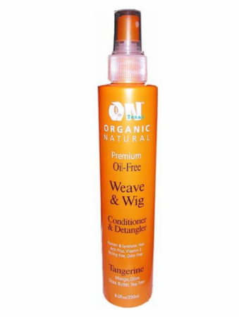 ON NATURAL WEAVE & WIG DETANGLER - TANGERINE 8 OZ