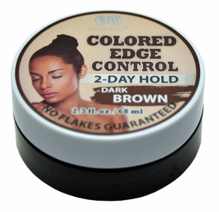 On Natural Edge Control Hair Colored Gel Dark Brown 2.3 oz