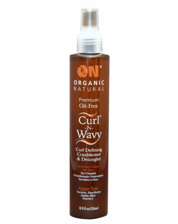 ON NATURAL CURL N WAVY DETANGLER - ARGAN TREE 8 OZ