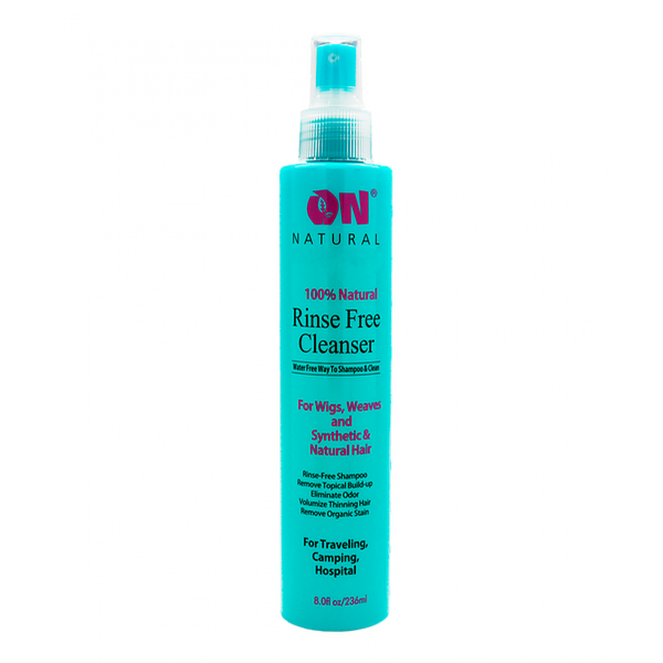 ON NATURAL 100% NATURAL RINSE FREE CLEANSER 8 OZ