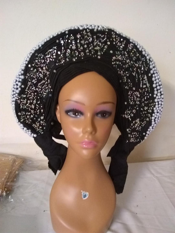 ALREADY MADE HEAD TIE AUTO GELE - Ladybee Swiss Lace