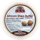 OKAY 100% SHEABUTTER JAR WHITE 8 OZ