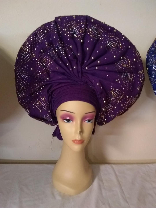 PURPLE AUTO GELE HEADTIE