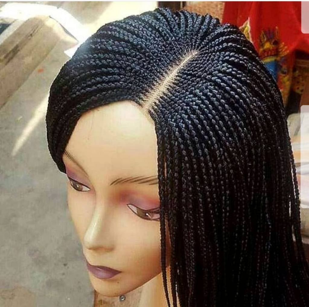 TINY BRAIDED HANDMADE WIG